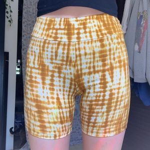 Fitz + eddie tye dye biker shorts